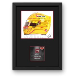Lap Legends Lewis Hamilton 2025 (Border) Framed Display Gift with Reproduced Digital Signature