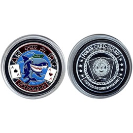 I'm A Shark Silver Poker Card Guard