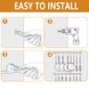 Black Steel-made Kitchen Utensil Rack Organizer Wall-mounted Pot Pan Wall
