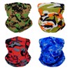SMEHCF 4 Cooling Neck Gaiters Multi-Purpose Bandanas for Men and
