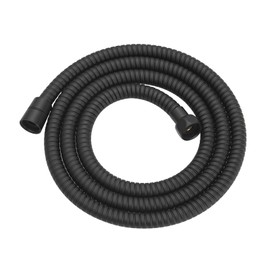 RUMOSE 69 inches Shower Hose Shower Head Extension Hose Extra Long Stainless Steel Shower Tube Attachment Flexible Handheld Shower Sprayer Hose, Matte Black
