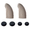 Elecom P-GMFF04SSV Smartphone Game Accessory Finger Cap FIT Silver Fiber