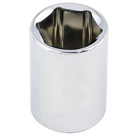 ITC 3/8-Inch Drive, 17mm, Regular, 6 Point, Metric Chrome Socket, 25317