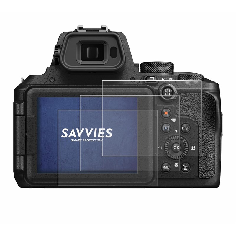 Savvies 6 Pack Screen Protector compatible with Nikon Coolpix P950