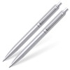 Sheaffer Sentinel Brushed Chrome Ballpoint Pen & 0.7mm Pencil