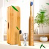 Sonic Electric Bamboo Toothbrush for Adults - Bamboo Design with