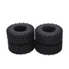 4PCS RC Wheel Tire Rubber Tyre 51mm Diameter for Axial