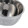 Drain Basket Stainless Steel Rice Sieve Thickened Vegetable Washing Drainer
