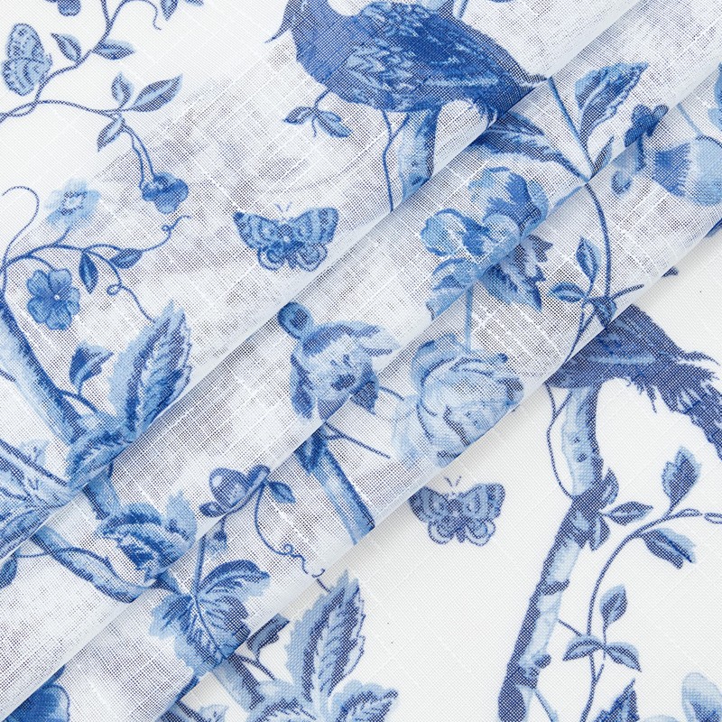Laura Ashley Summer Palace Window Curtains with Rod Pocket, 84-inch