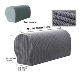 4Pcs Armchair Covers, Arm Chair Covers for Arms, Sofa Arm Covers, Armchair Covers for Arms, Sofa Arm Protector Covers, Armchair Arm Protectors,Armchair Arm Covers for Furniture Protector（Green）