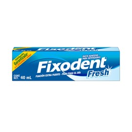 Fixodent Pasta Adhesiva para Dentadura Fresh Fijación Extra Fuerte 40 ml