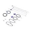 6 Pcs Scary Eye Bracelet Blue Eyes Good Luck Amulet
