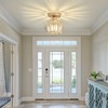 Pheashine Ceiling Light Crystal Modern Mini Crystal Chandelier E27 Ceiling
