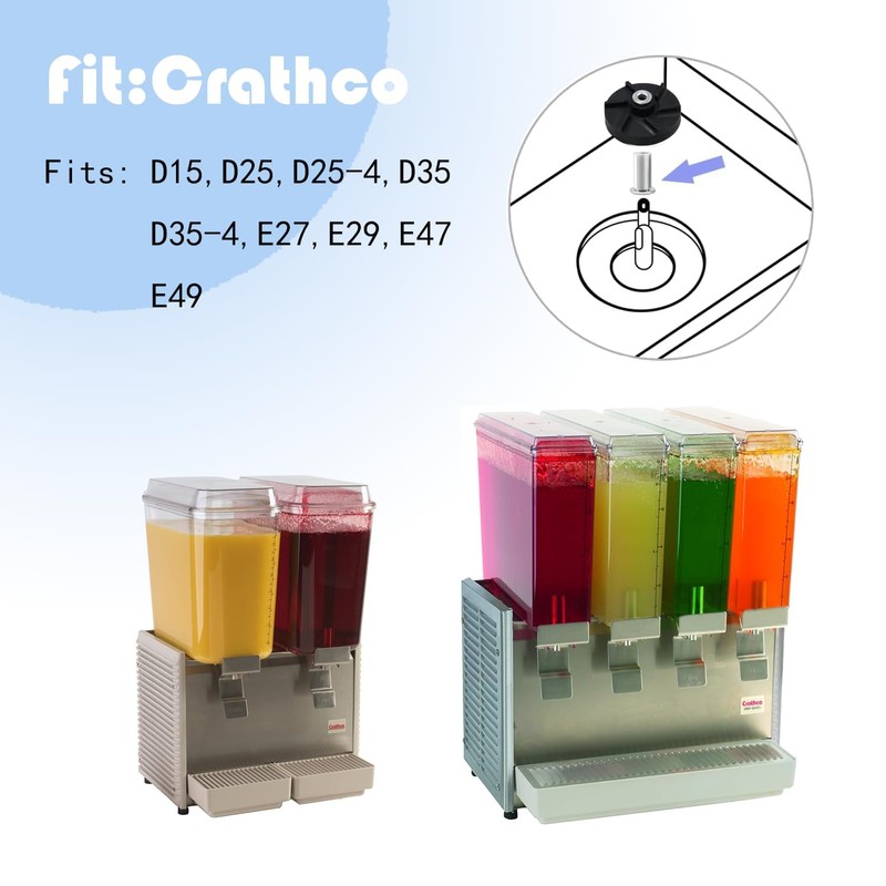 (3pcs) 3220 Bearing Sleeve Replacement for Grindmaster Crathco 3220 Bearing