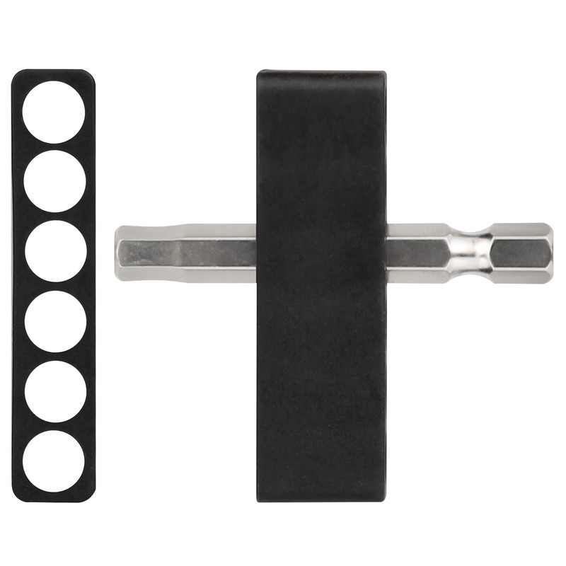 Toolcool 10 Pcs 6 Holes Hex Bit Holder Organizer Screwdriver