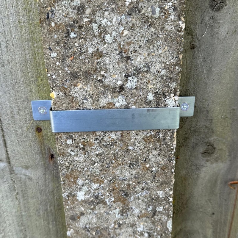 Fence Panel Security Bracket Set (20 Pack) Galvanized Steel Post