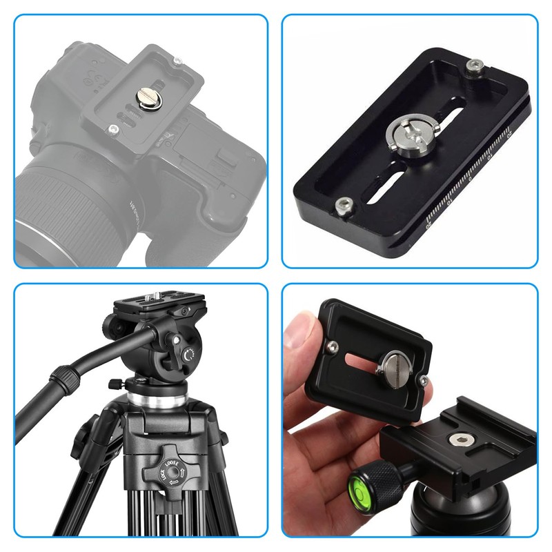 4Pcs Camera Mounting Screws,Camera Fixing Screws 1/4 Inch Camera D-Ring