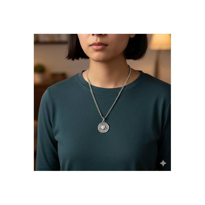 Sterling Gifts Lutheran Rose Necklace. I am a Lutheran Pendant