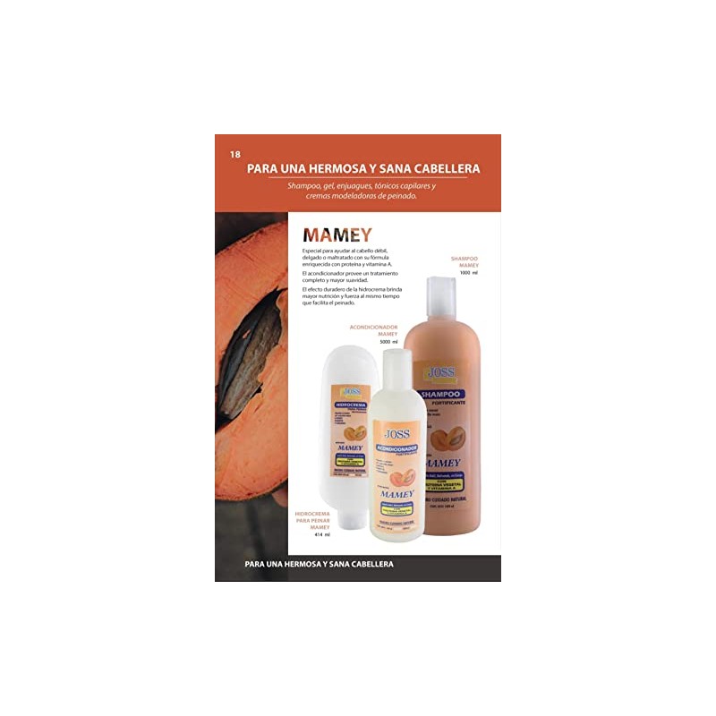 Hidro Crema Mamey para Peinar JOSS Fervier 414ml.