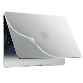 BlueSwan Case Compatible with MacBook Pro 16 Inch M4 M3 M2 M1 A3186 A3403 A2485 A2780 A2991, 2021-2024, Shatterproof PP Flexible Material Matte Anti-Fingerprint Protective Case - Transparent