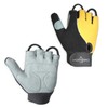 Globaleather Gel Pad Lite Wheelchair Gloves - Yellow (Medium) -