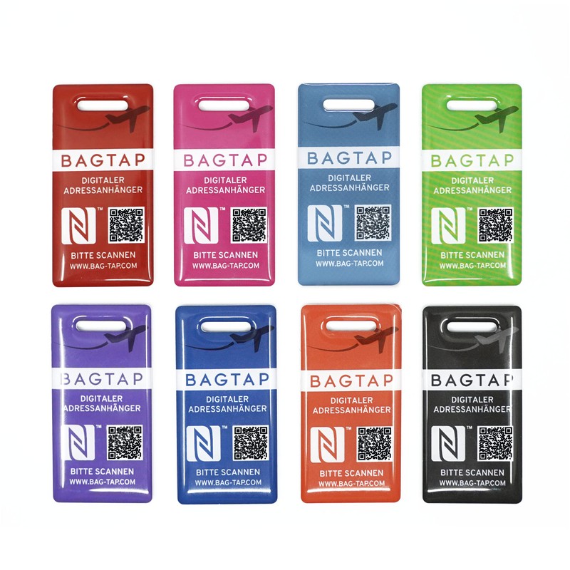 Bagtap - PVC - Digital Luggage and Travel Tag, PVC