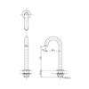 TOTO TSY670BMNS Low Tank Hand Washing Hardware for S517, S518