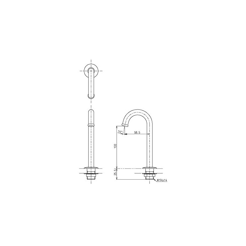 TOTO TSY670BMNS Low Tank Hand Washing Hardware for S517, S518
