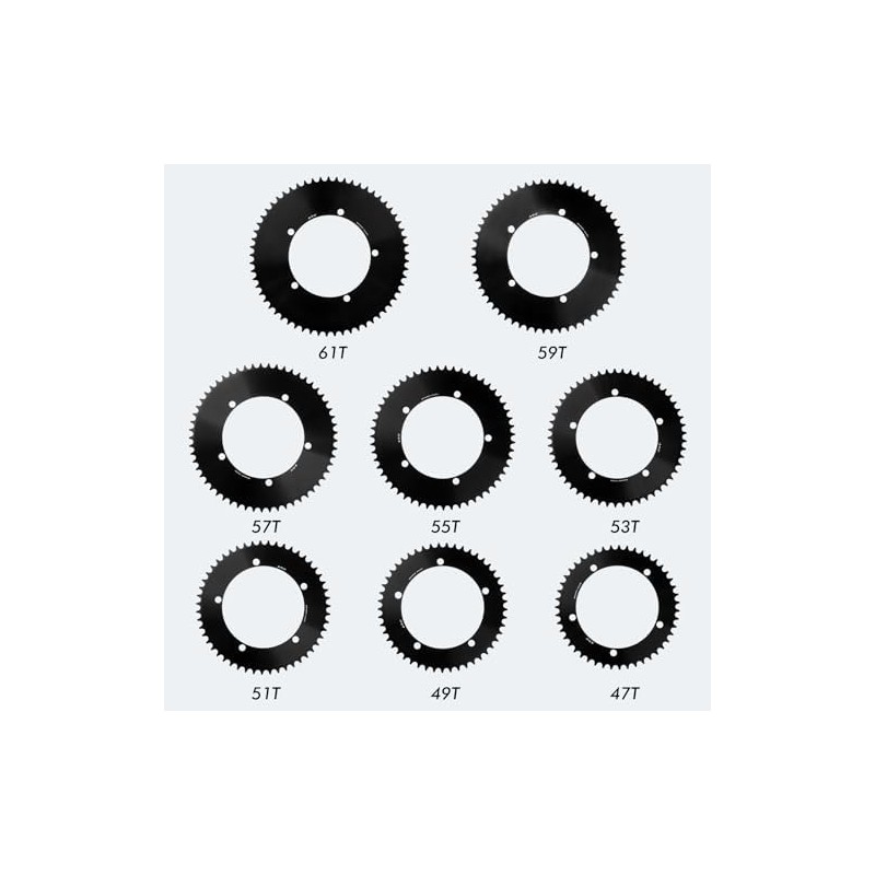 DJC 144BCD Round Chainring Fixed Gear Fixie Track Bike 47T