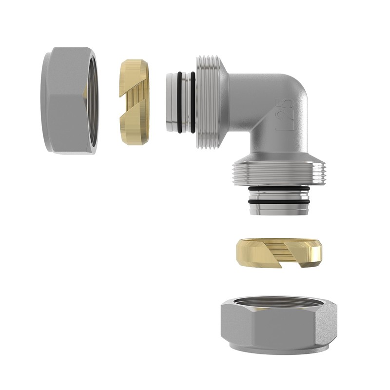 8Pcs 3/4" Equal Elbow Air line Fittings for 3/4 Inch
