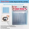 Drain Sticks for Sinks, Disposals, Bath Tubs, and Toilets,1 Pack