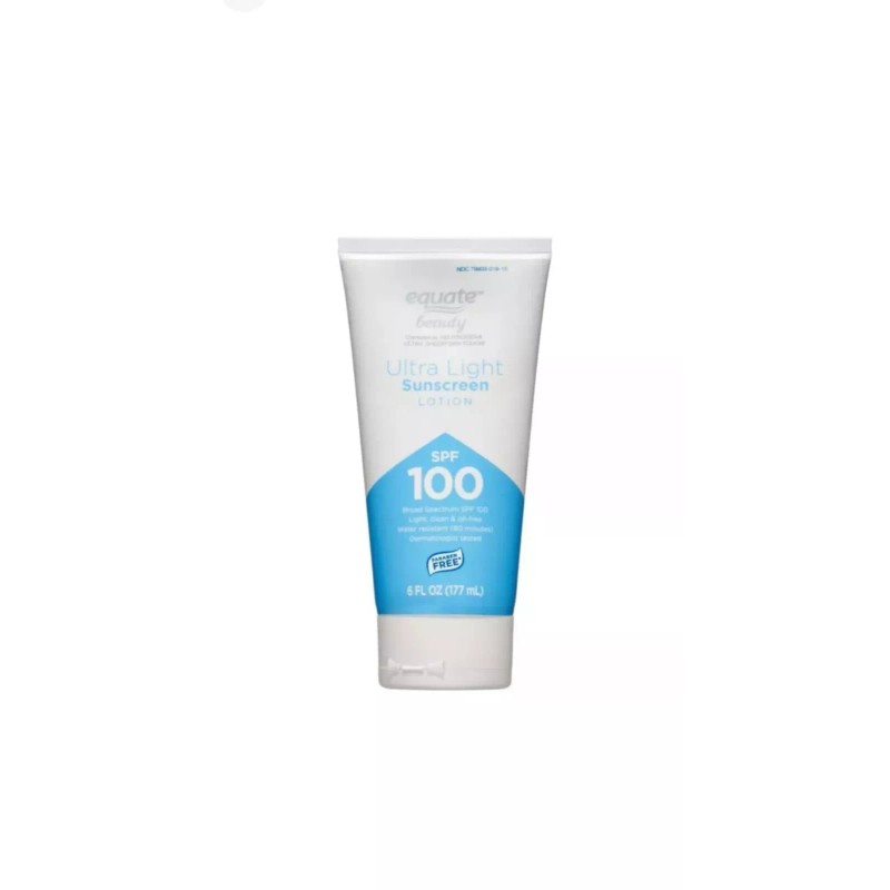 Equate Beauty Ultra Light Sunscreen Lotion, SPF 100, 6 fl