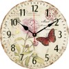 BERYART 14 Inch Silent Non-Ticking Wall Clock, Big Arabic Numerals