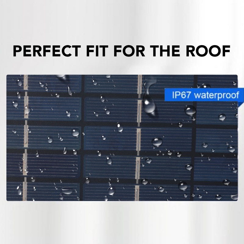 20W Monocrystalline Solar Panel with Garden Pond Fountain DC12V Pump