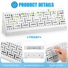 Landhoow 4 Pcs 15 Inch Baseboard Register Vent Covers, White