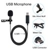 NewTH USB Mikrofon PC Omnidirektionaler Kondensator Lavalier Clip on Mic