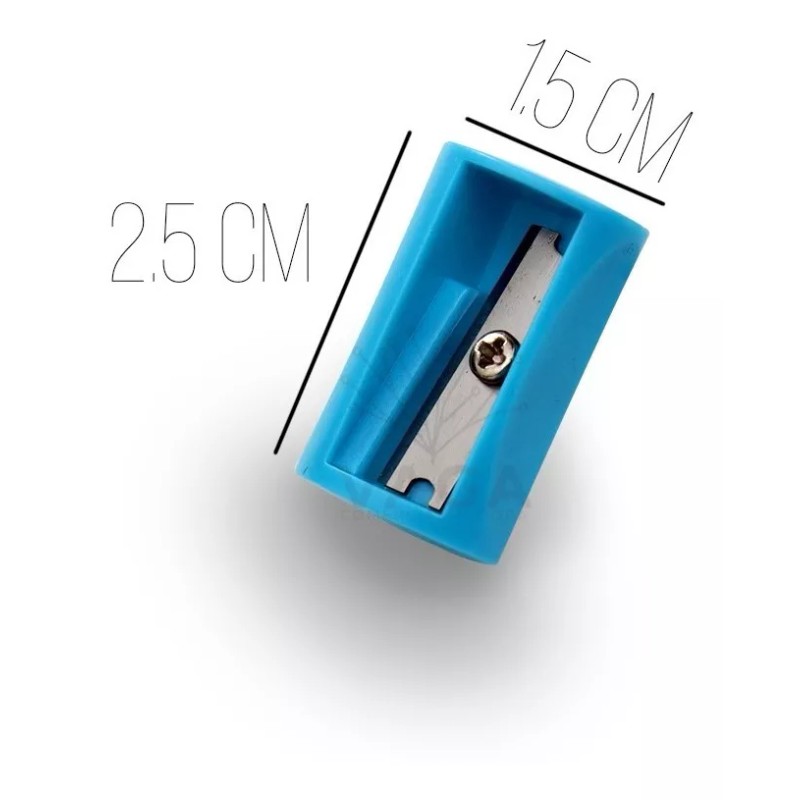 VG Sacapuntas Escolar Economico De Colores Bote Con 72 Pzs