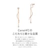Canal 152224151015 4°C Silver Earrings, pink gold plated silver, Cubic