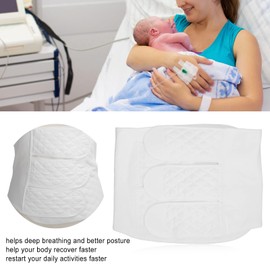 Postparto Faja Corsé, Postparto Belly Band Faja Envoltura Abdominal Algodón Post Recuperación Cintura Pelvis Cinturón Mujer Shapewear Fajas Postparto Abdominoplastia Cinturón