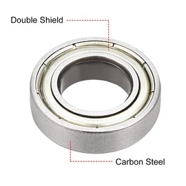 Zeelo 20pcs 6800ZZ 10 * 19 * 5mm Iron Cover Sealed deep Groove Ball Bearing Thin Section 6800-ZZ 10x19x5mm Bearing Steel Mechanical Accessories
