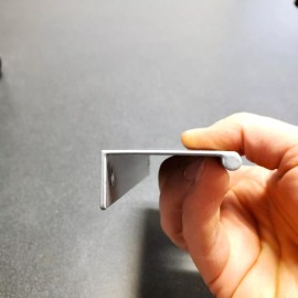 Atlas Euro-Tech 5" W Matte Chrome Drawer Cabinet Edge Pull Handles - BRAND NEW!