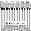 [Apple MFi Certified] 6Pack[3/3/6/6/6/10ft] iPhone Charger Lightning Cable Compatible iPhone