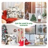Ayizhiniu 4 x Christmas Cushion Covers, Winter Snowman Cushion Cover,
