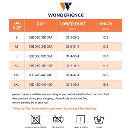 Wonderience Post-Surgical Bra Wide Adjustable Straps with Front Closure Wirefree (Large, Beige-9 Clasps)