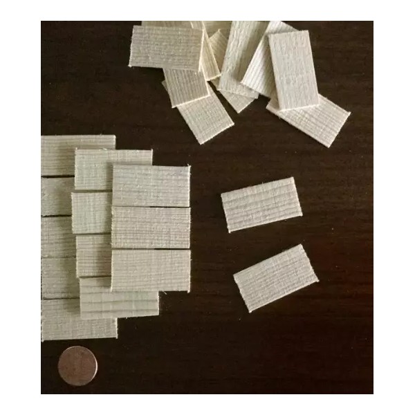 MrTrain Miniature Pine Shingles Approx. 100 pc. | 1.5"x 3/4"