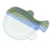 Sarini Garlic Grater Small Fish Ceramic Grater for Garlic Ginger