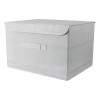 Miniso Caja De Almacenamiento Plegable Gris 40x30x25 Cm
