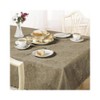 Emma Barclay Damask Rose - Jacquard Table Cloth in Coffee