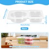 GOCUODE Pack of 30 Snack Containers, Portable Snack Boxes, Snack