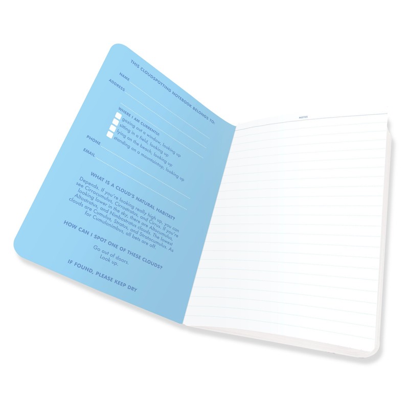 Cloudspotting Notebook - 7" x 4.75"